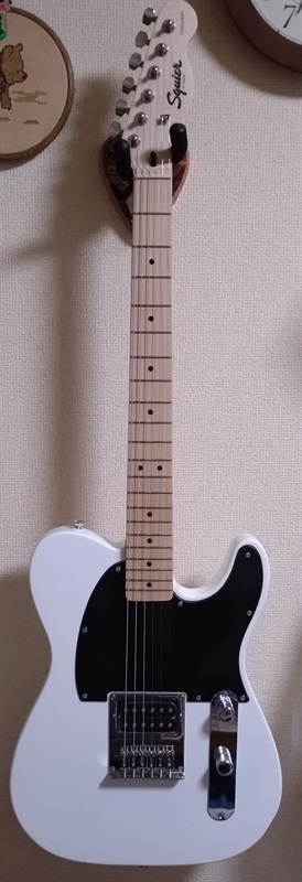 Squier by Fender Squier Sonic Esquire H, Maple Fingerboard, Black Pickguard, Arctic Whiteの画像